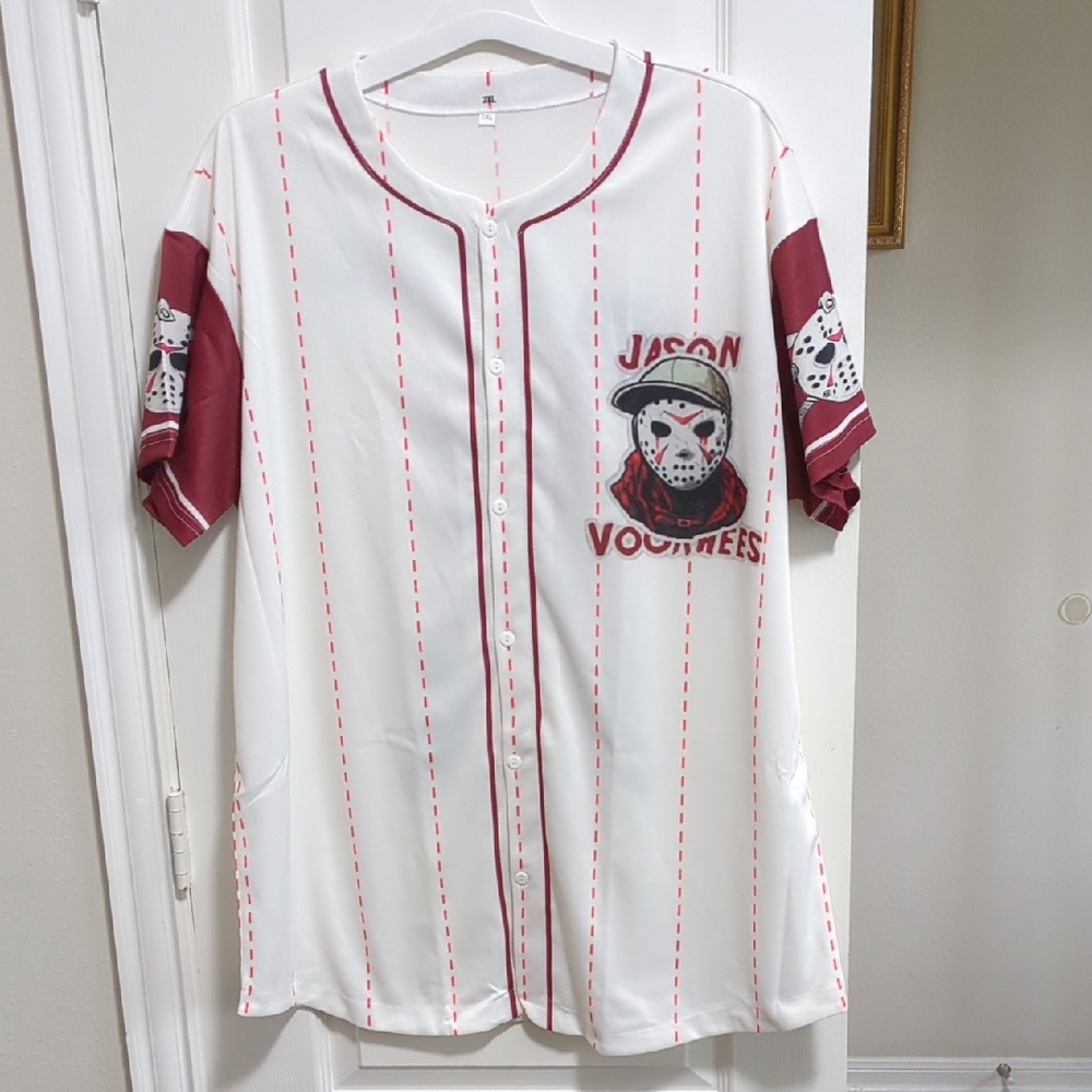 Jason Voorhees Baseball Jersey 2XL
